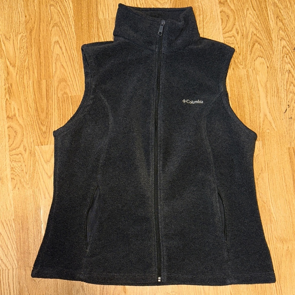 Women’s Columbia Charcoal Sleeveless Fleece Vest